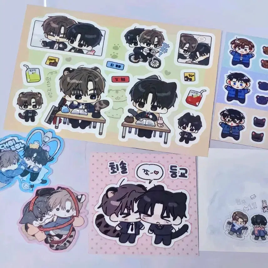 [BUNJANG] Gwedamchulgeun/Gwedal CHOI SOL CHOI YOWON KIM SOLUM Sticker Bundle Set / 괴담출근 괴출 재관국 최솔 최요원 김솔음  스티커 6장 일괄
