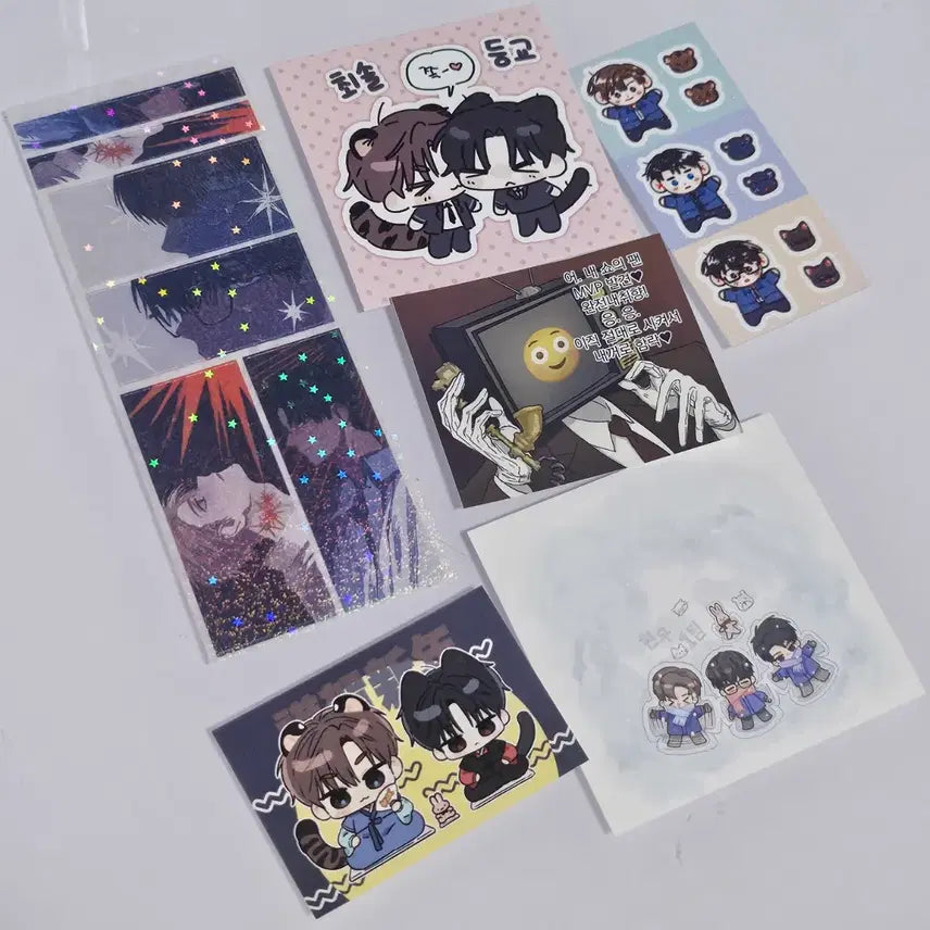 [BUNJANG] Goedam Chulgeun (Choi Sol) Choi Yo-won (Kim Sol-eum) Sticker Bundle Set / 괴담출근 괴출 재관국 최솔 최요원 김솔음 스티커 일괄
