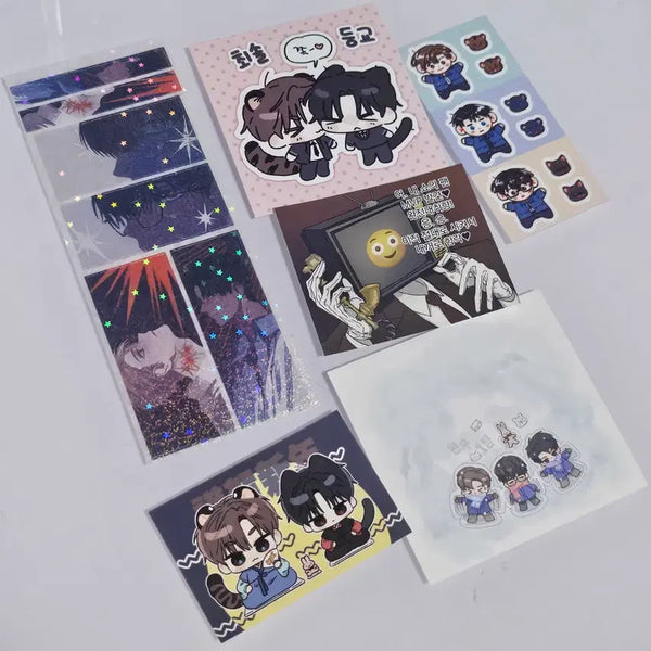 [BUNJANG] Goedam Chulgeun (Choi Sol) Choi Yo-won (Kim Sol-eum) Sticker Bundle Set / 괴담출근 괴출 재관국 최솔 최요원 김솔음 스티커 일괄