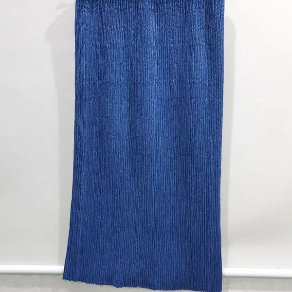 [BUNJANG] Evercube Pleated Skirt Aqua Blue / 에버큐브 플리츠 스커트아쿠아 블루 FREE
