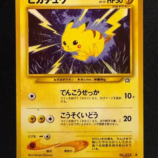 [BUNJANG] Old Bag Neo Pikachu Card / 일판 올드백 네오 피카츄