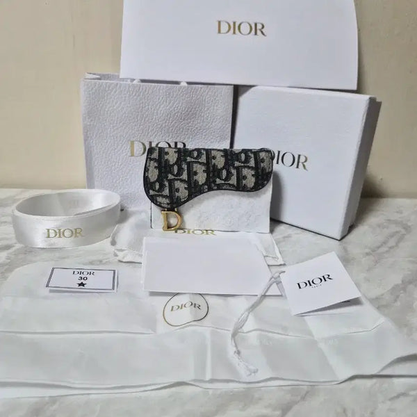 [BUNJANG] Dior Oblique Saddle Card Holder / 디올 오블리크 새들 카드지갑