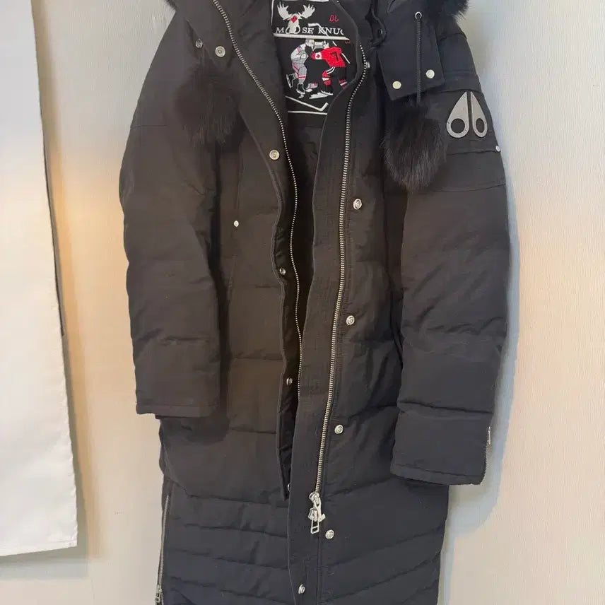 [BUNJANG] Moose Knuckles Long Padded Down Jacket Black M / 무스너클 롱패딩 블랙 m