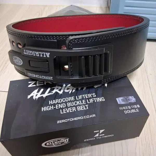 [BUNJANG] Ollie-T X Zero To Hero High-End Lifting Belt (XL) / 올라잇X제로투히어로 하이엔드 리프팅벨트