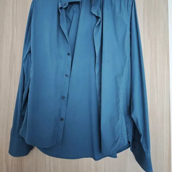 [BUNJANG] Zara Men's Super Slim Fit Teal Shirt - L / 자라 맨 남자 슈퍼슬림핏 청록색 셔츠 L
