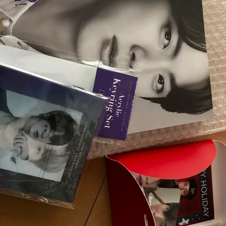 [BUNJANG] BTS Jin Dicon 2021 Photobook Acrylic Keyring Photocard Set / [풀세트]방탄소년단 진 디아이콘 2021