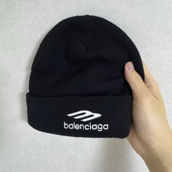 [BUNJANG] Balenciaga Logo Beanie Black / <1> 발렌시아가 로고 비니 블랙