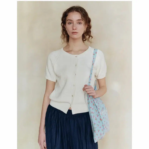 [BUNJANG] Sienne Aki Cardigan Ivory / 시엔느 sienne 아키 가디건 aki 아이보리