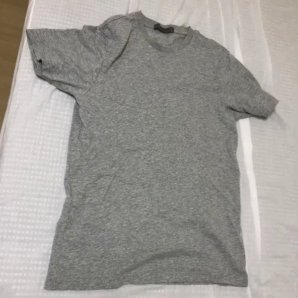 [BUNJANG] Giordano Basic Short Sleeve T-Shirt Gray L / 지오다노 기본 반소매 티셔츠 그레이 L