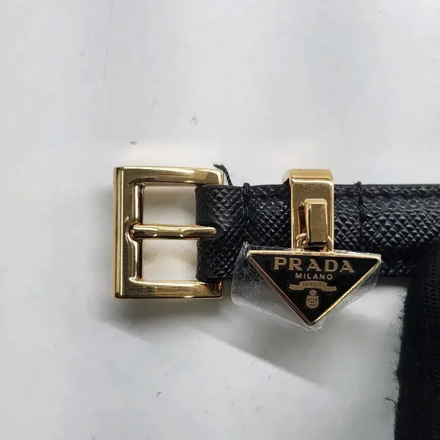 [BUNJANG] Prada Saffiano Leather Belt Size 80 / 프라다 사피아노 가죽 벨트 사이즈 80