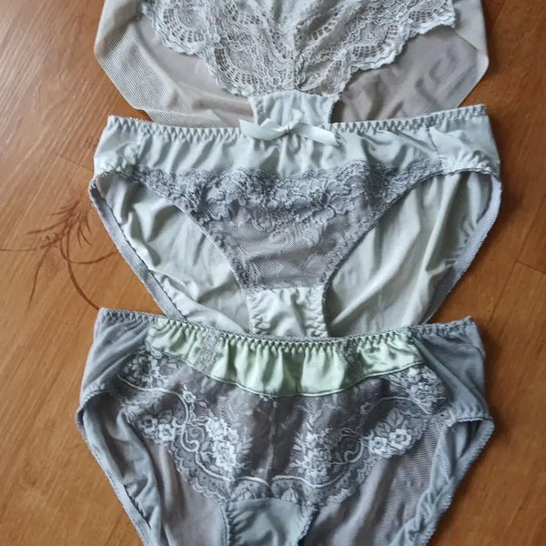 [BUNJANG] Women's Lace Mesh Lingerie Set / 여성속옷