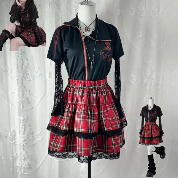 [BUNJANG] Semi-Punk Look Set / 캐캐체깔 아무의 세미펑크룩 st