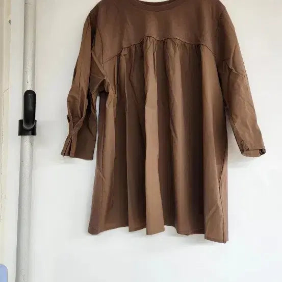 [BUNJANG] G Studio Brown T-Blouse Size 66 / 지스튜디오 티블라우스 66