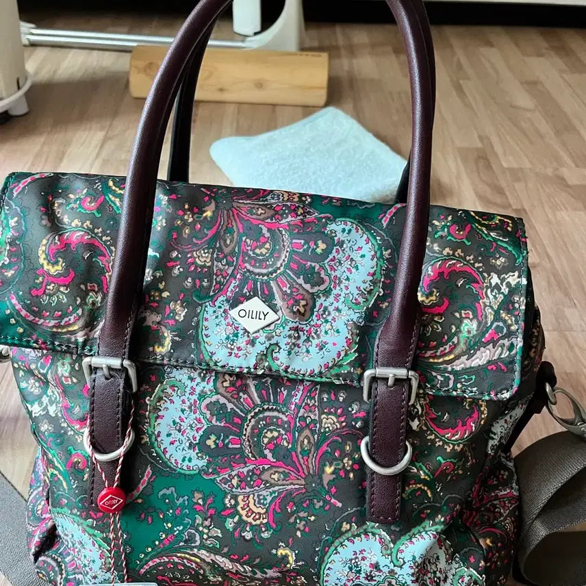 [BUNJANG] Oilily Patterned Crossbody Bag / 오일릴리 크로스백