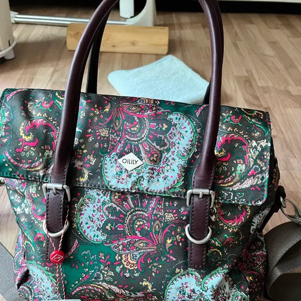 [BUNJANG] Oilily Patterned Crossbody Bag / 오일릴리 크로스백
