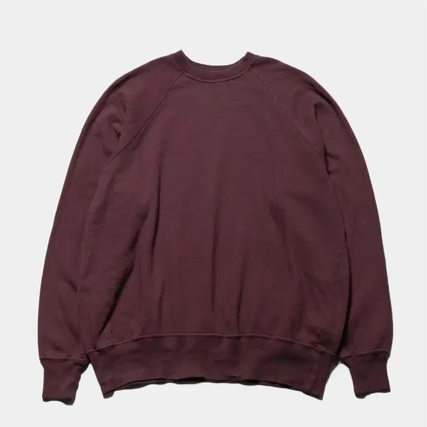 [BUNJANG] A.Presse Vintage Lightweight Sweatshirt Burgundy Size 3 / [3] 아프레쎄 빈티지 라이트웨이트 스웻셔츠 버건디