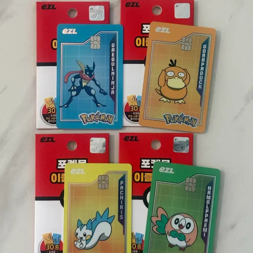 [BUNJANG] Pokemon Easel Card Bundle Set / 포켓몬 이즐카드 일괄