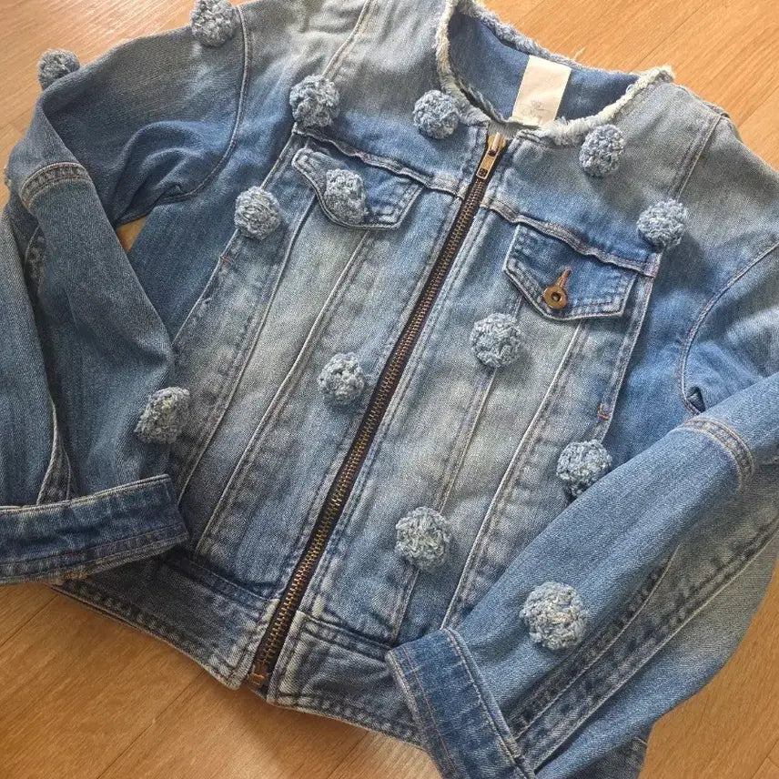 [BUNJANG] Ozsécon Denim Jacket with Fur Trim / 오즈세컨청자켓