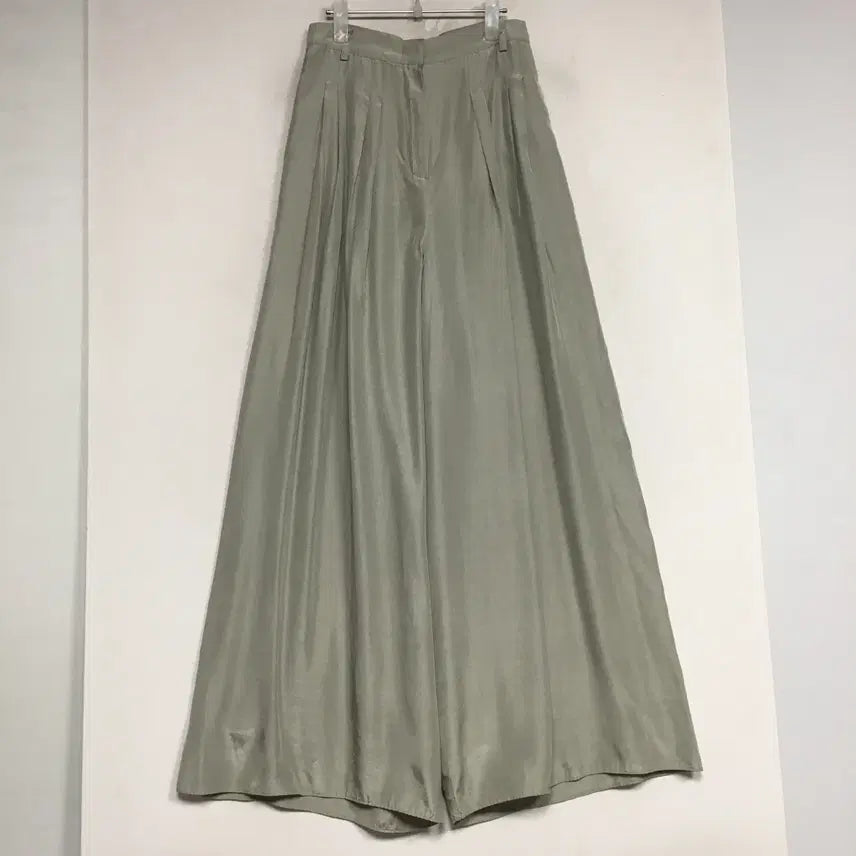 [BUNJANG] ORR Vintage Satin Pants XS Khaki / ORR 오르 빈티지 새틴 팬츠 xs