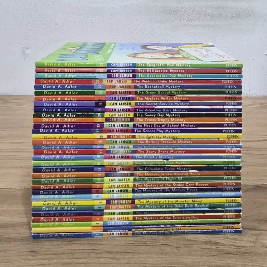 [BUNJANG] David Adler Cam Jensen Mystery English Complete Set (32 Books) / 데이비드 애들러 캠 젠슨 미스터리 영어 전집