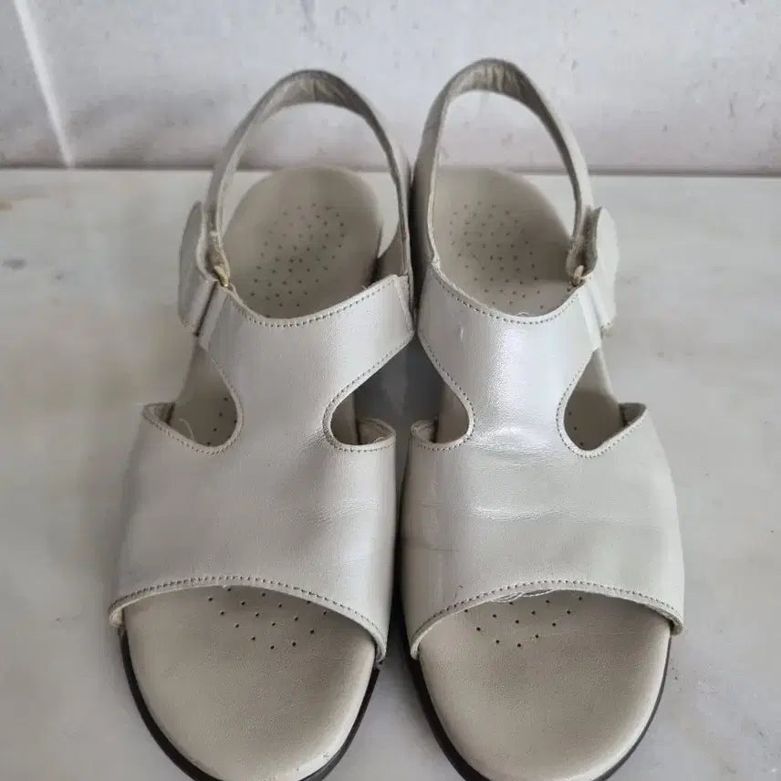 [BUNJANG] SAS Suntimer Women's Genuine Leather Sandals Size 7.5 (245) / (정가45만)미국 명품 컴포트화 사스 선타이머 여성 소가죽 샌들 245