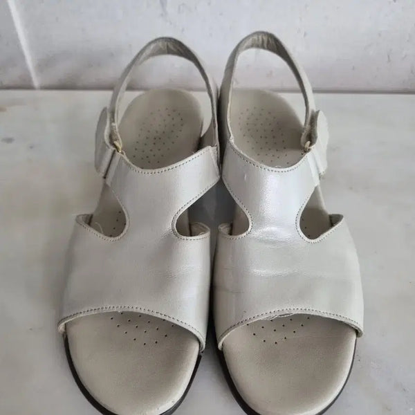 [BUNJANG] SAS Suntimer Women's Genuine Leather Sandals Size 7.5 (245) / (정가45만)미국 명품 컴포트화 사스 선타이머 여성 소가죽 샌들 245