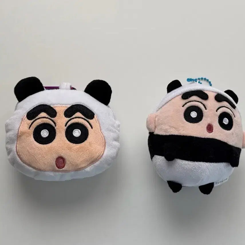 [BUNJANG] Panda Crayon Shin-chan Doll Keychain Bundle Set / 판다 짱구 인형 키링 일괄