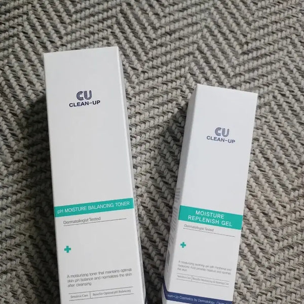 [BUNJANG] CUSKIN Clean Up pH Balancing Toner Moisture Replenish Gel / 씨유스킨 클린업 피에이치 밸런싱 토너. 모이스처 리플레니쉬 겔