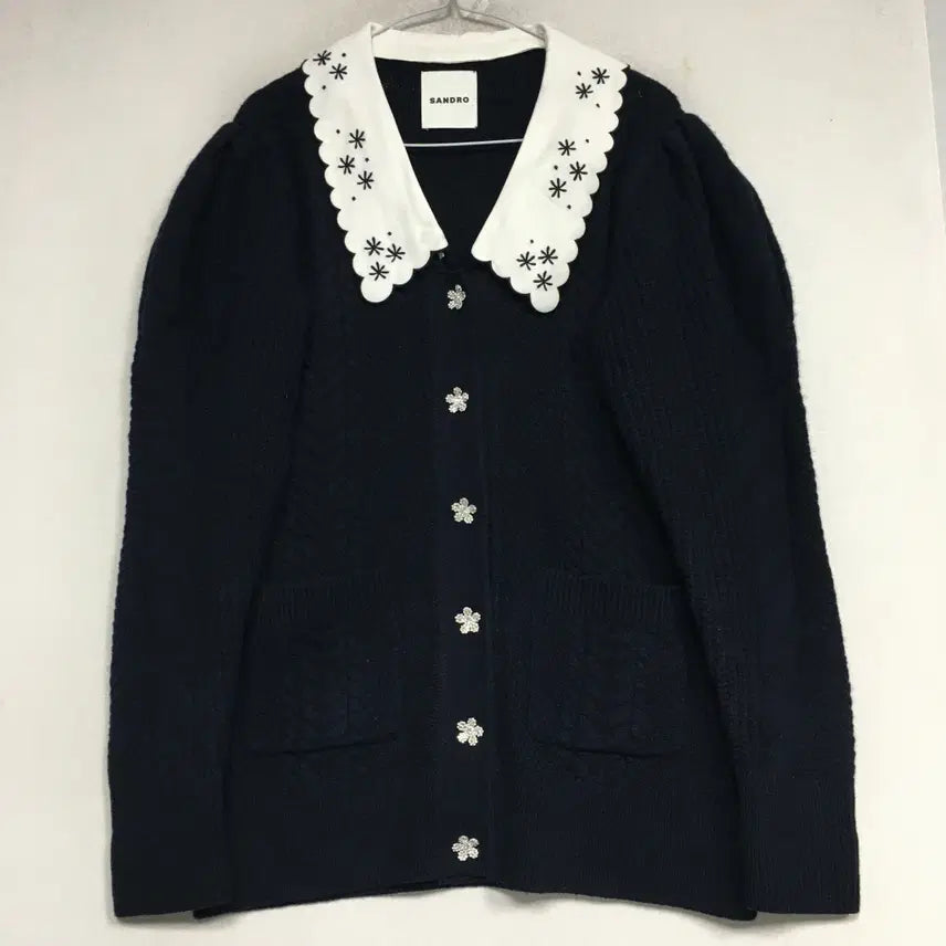 [BUNJANG] Sandro Cable Knit Cardigan / SANDRO 산드로 케이블 니트 가디건