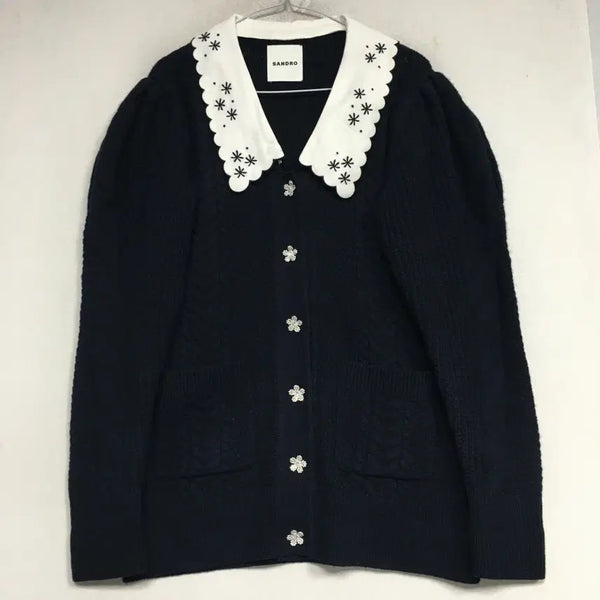 [BUNJANG] Sandro Cable Knit Cardigan / SANDRO 산드로 케이블 니트 가디건