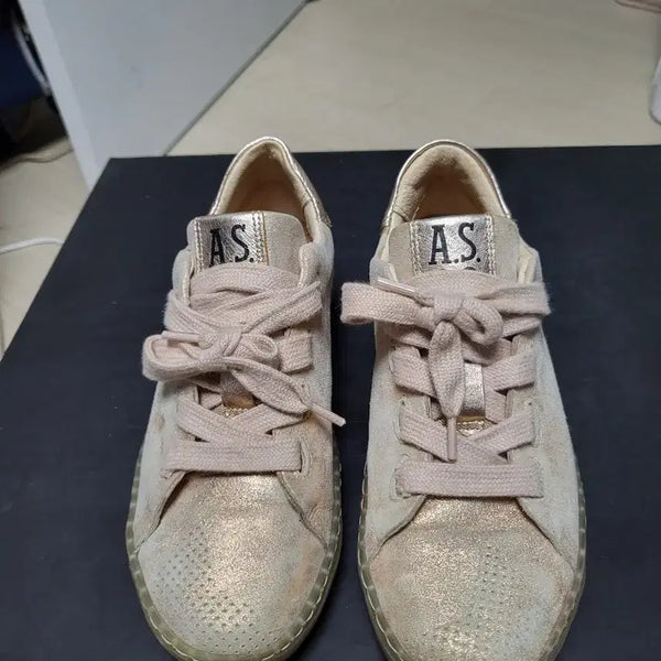 [BUNJANG] A.S.98 Gold Sneakers Size 35 / A.S.98 골드 스니커즈 35 상태최상