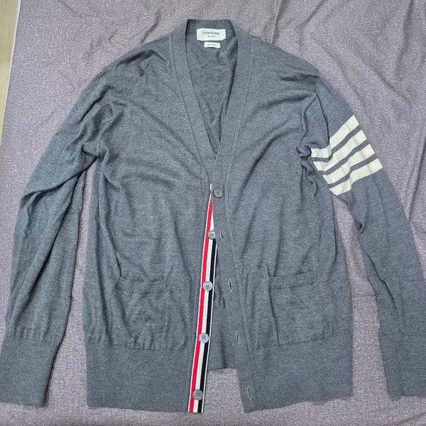 [BUNJANG] Thom Browne Authentic 4-Bar Wool Cardigan Size 4 / 톰브라운 정품 4바 울 가디건 4사이즈