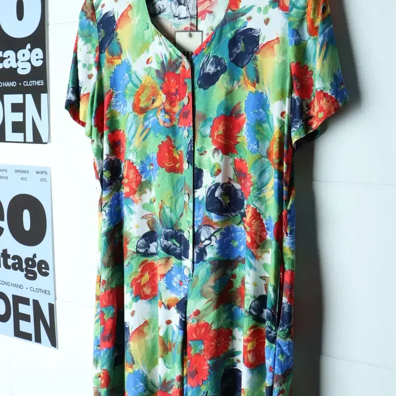 [BUNJANG] 90s French Vintage Dress / W(L-XL) 브랜드빈티지 드레스 원피스 90S년대 프랑스-H35834