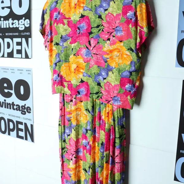 [BUNJANG] 80s USA Vintage Dress / W(L-XL) 브랜드빈티지 드레스 원피스 USA 80S년대-H35835