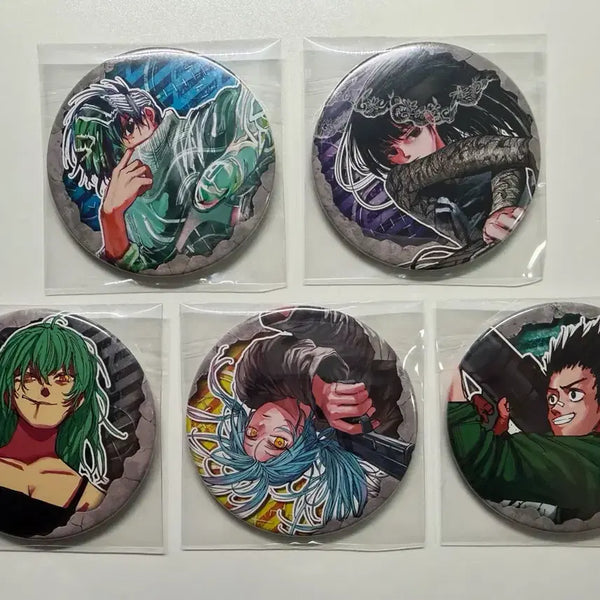 [BUNJANG] Sakamoza Days Original Art Can Badge Bundle Set (Osaragi, Seba Natsuki, Rion, Akira) / (일괄)사카모토 데이즈 원화 캔뱃지 오사라기,세바 나츠키,리온,아키라