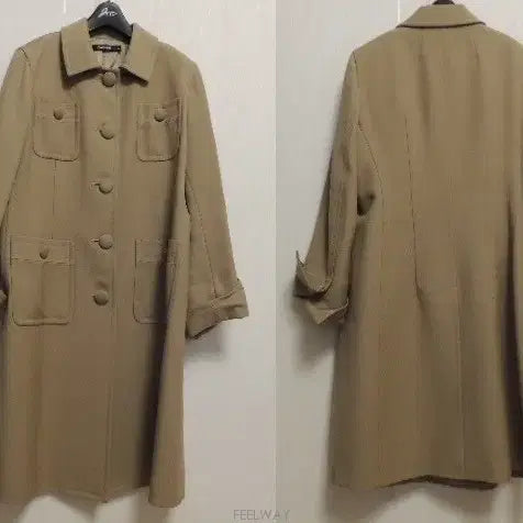 [BUNJANG] DKNY Luxury Trench Coat / DKNY 너무너무 럭셔리한 원피스형  코트 / 반품 55cm