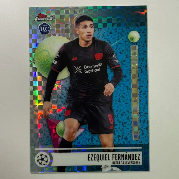 [BUNJANG] Ezekiel Fernandez 2023-24 Leverkusen Finest Rookie Soccer Card / [루키] 레버쿠젠 에제키엘 페르난데스 루키 파이니스트 축구 카드