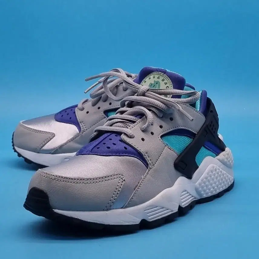 [BUNJANG] Nike Air Huarache 'White/Purple' - Women's Size 220 / bb 나이키 에어 허라취 회보라색 실측 220