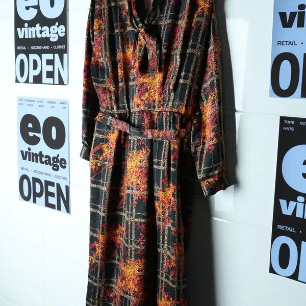 [BUNJANG] W(F) Brand Vintage Dress USA 90s Black / W(F) 브랜드빈티지 드레스 원피스 USA 90S년대 블랙-H35841