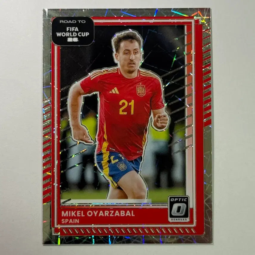 [BUNJANG] Donruss 2022 World Cup Mikel Oyarzabal Soccer Card / 돈러스 북중미 월드컵 스페인 미켈 오야르사발 축구 카드
