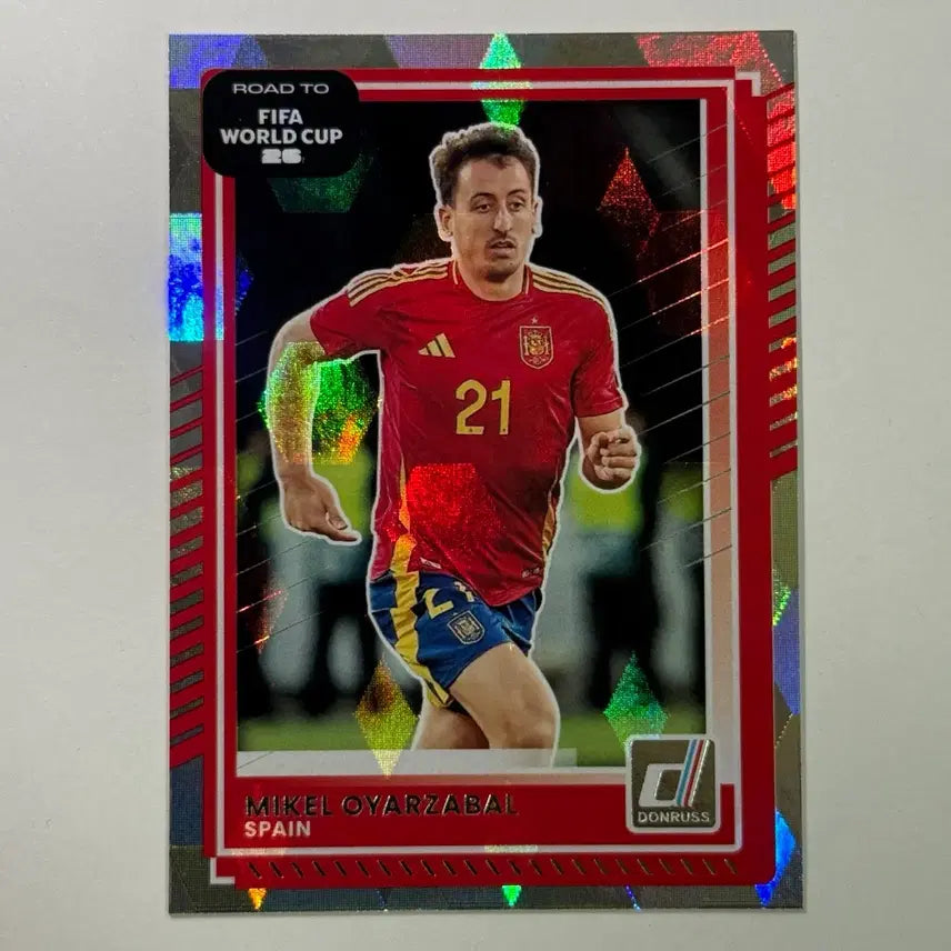 [BUNJANG] Donruss World Cup Mikel Oyarzabal Spain Soccer Card / 돈러스 북중미 월드컵 스페인 미켈 오야르사발 축구 카드