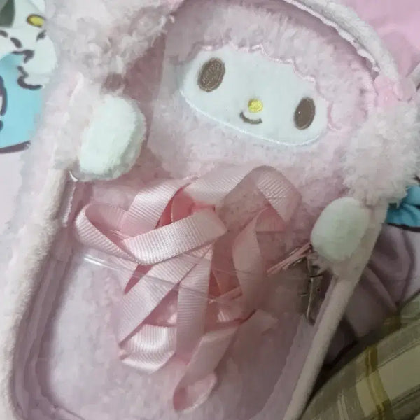 [BUNJANG] My Melody Acrylic Necklace/Keyring / 마이멜로디 아크릴 목걸이,키링