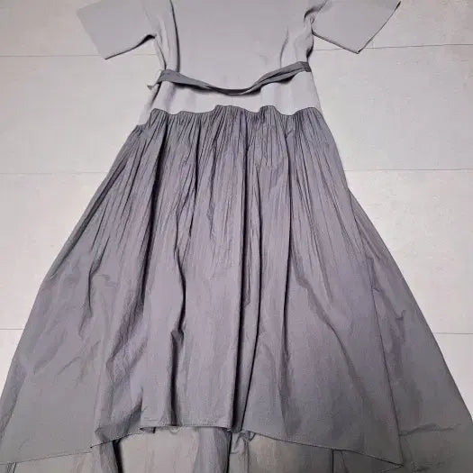 [BUNJANG] System Gray Pleated Dress / 시스템 그레이 플리츠 원피스 폴1355