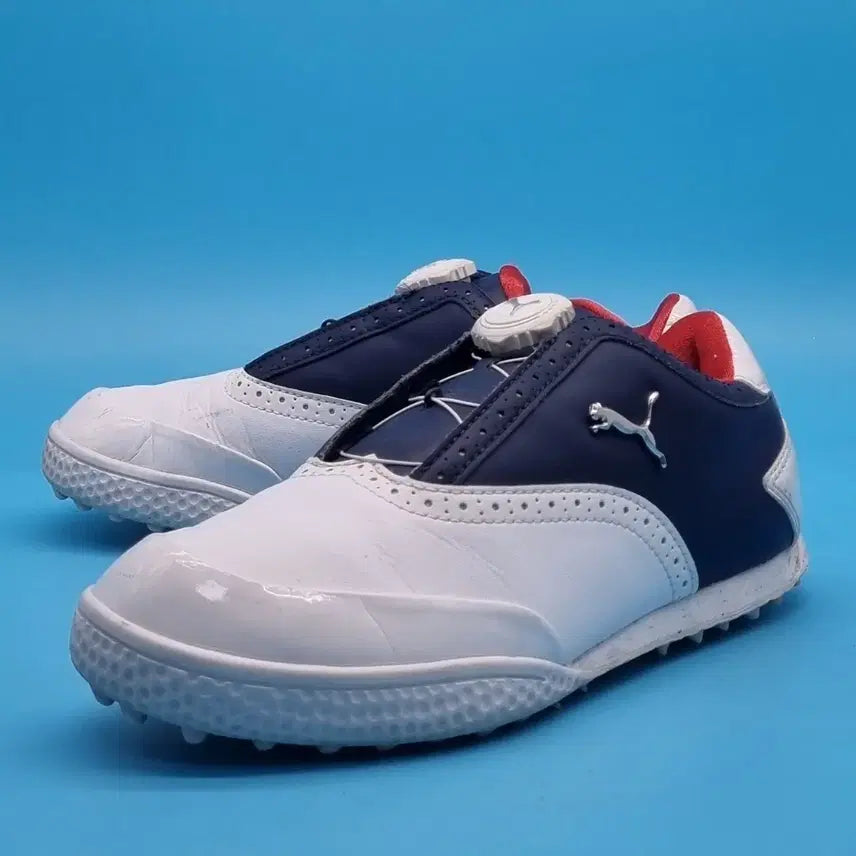 [BUNJANG] Puma Golf Shoes Navy White 225 / bb 푸마 골프화 네이비 화이트 225