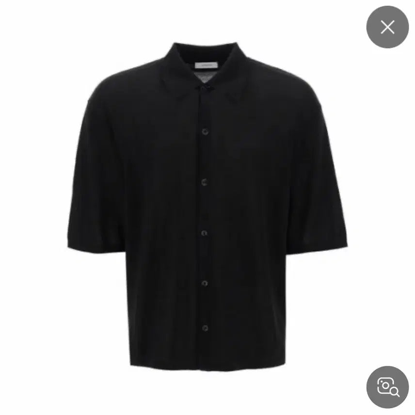 [BUNJANG] Lemaire Knit Polo Shirt Black XS / Lemaire 르메르 니트셔츠 블랙 새상품 XS