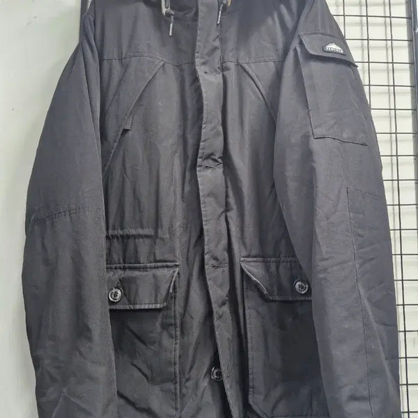 [BUNJANG] Penfield Hooded Fur Down Padding Jacket Black XL / 105XL 펜필드 후삭 RF 다운 패딩 자켓.블랙