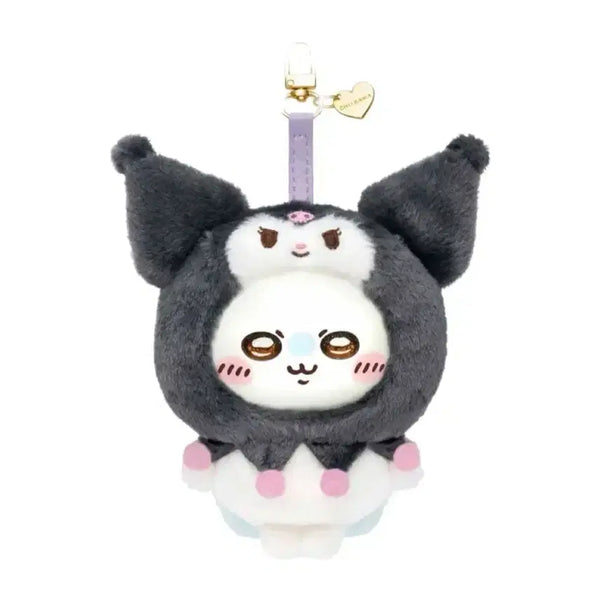 [BUNJANG] Chiikawa x Sanrio Kuromi Momonga Keyring (Sealed) / 치이카와 산리오 쿠로미 모몽가 키링 미개봉 새상품