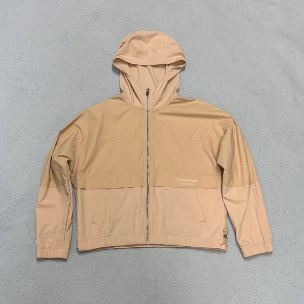 [BUNJANG] Calvin Klein Women's Performance Hooded Windbreaker / 캘빈클라인 여성 퍼포먼스 후드 바람막이(95)