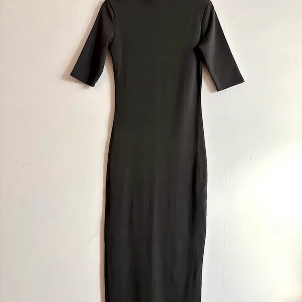 [BUNJANG] Zara Charcoal Long Dress / 자라 챠콜 롱원피스