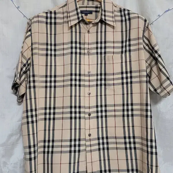 [BUNJANG] Burberry London Check Short Sleeve Shirt XL / 버버리 런던 체크 반팔 셔츠 XL